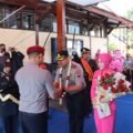 Momen Pergantian Kapolres Salatiga, Pedang Pora Sambut AKBP Afrito dan Lepas AKBP Jonathan