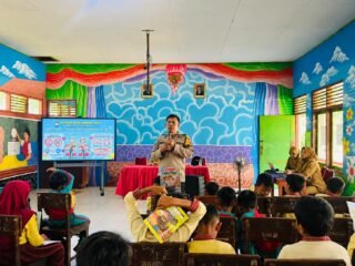 Polisi Datang ke Sekolah, Siswa SD Negeri Sugihan 01 Diajak Jauhi Narkoba dan Stop Bullying